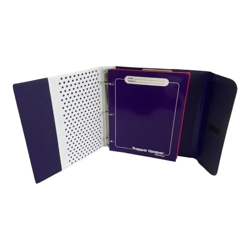 Mead Trapper Keeper Retro Vintage 80's Vibe Collection Animal Print Leopard